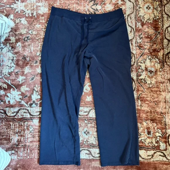 Cato Woman Dark Navy Wide Leg Casual Pants Size 18/20W - Picture 1 of 6